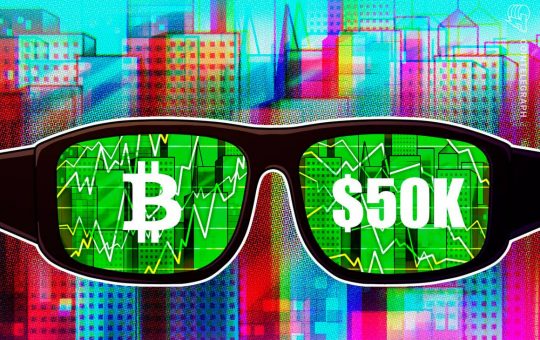Bitcoin taps $50K for first time in one month amid heavy BTC price volatility