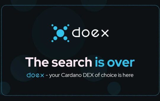 Hype Growing as DOEX Set to Become the First DEX on Cardano