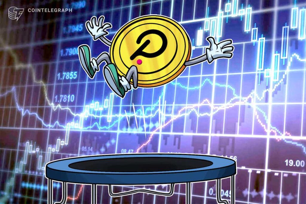 Polkadot price moves higher as parachain auctions reduce DOT’s circulating supply