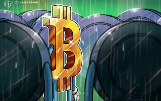Bitcoin market cap dominance hits 2-month high as altcoins struggle
