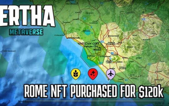 Ertha Metaverse Sells Rome NFT for Record $120k