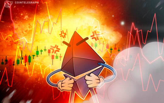 Ethereum sell-off resumes with ETH price risking another 25% decline in June