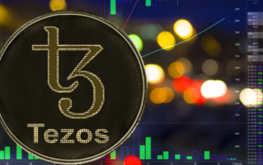 XTZ is up by more than 9%, outperforms the market