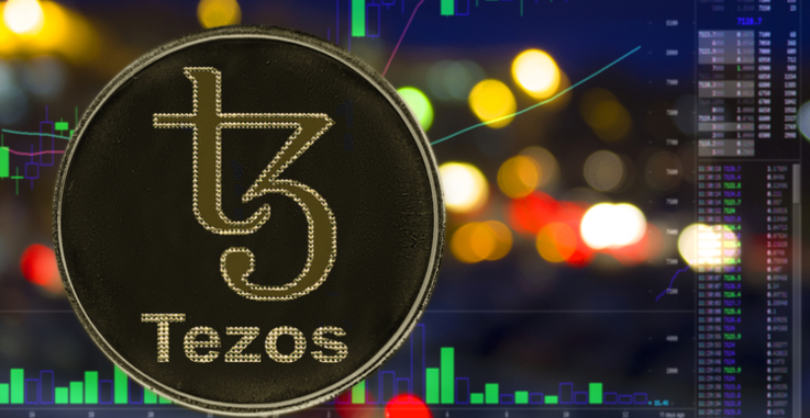XTZ is up by more than 9%, outperforms the market