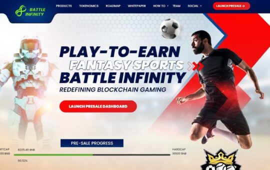 Battle Infinity (IBAT) Presale Raises Over 8000 BNB, 50% Sold Out