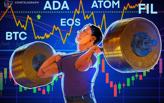 A range-break from Bitcoin could trigger buying in ADA, ATOM, FIL and EOS this week