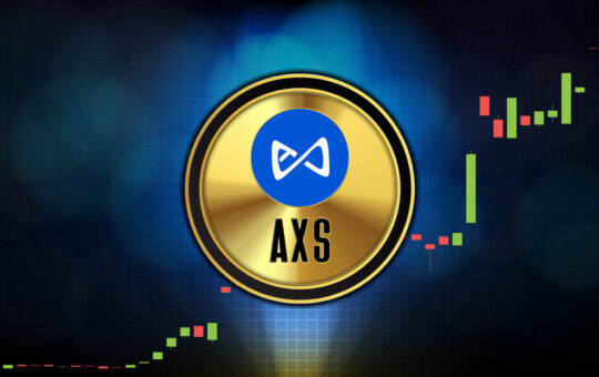 Axie Infinity (AXS/USD) breakout on a symmetrical triangle incoming