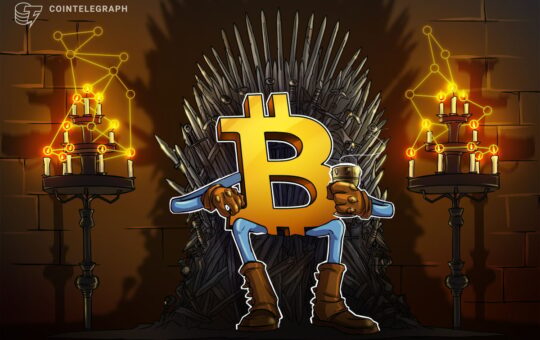 Bitcoin dominance threatens ‘likely top’ despite BTC price eyeing $45K